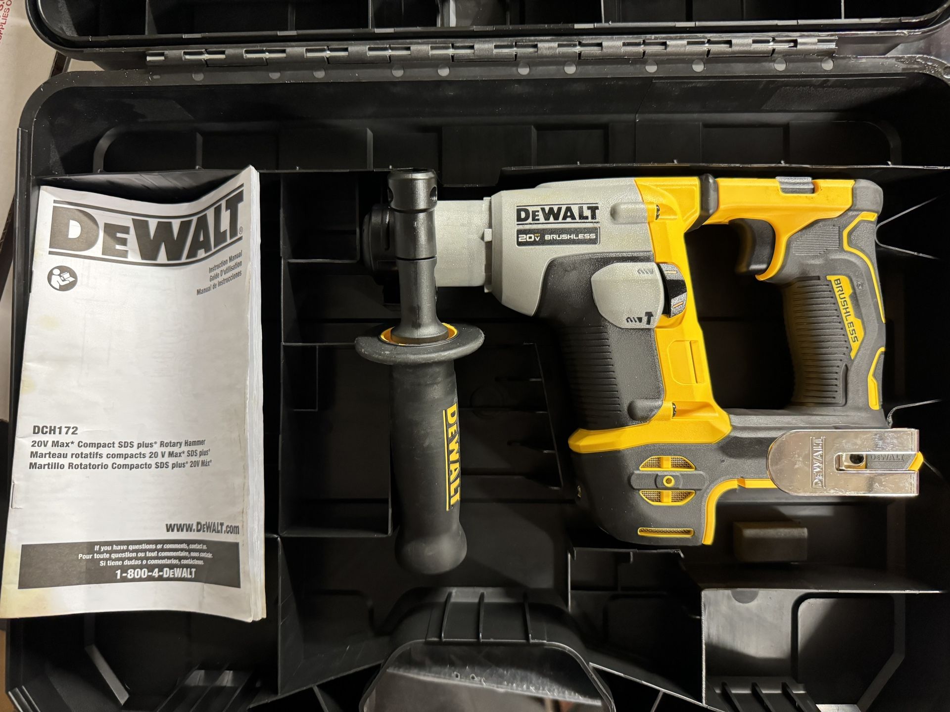 Dewalt Atomic 20V Max Cordless 5/8” SDS & Rotary Hammer Drill for Sale