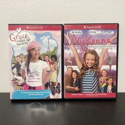 American Girl DVD Bundle Grace Stirs Success McKenna Shoots Stars Olivia Rodrigo