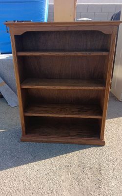 Wooden bookcase