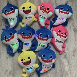 Personalized Singing LED Light Plush Toys Music Doll English Song Toy Gift