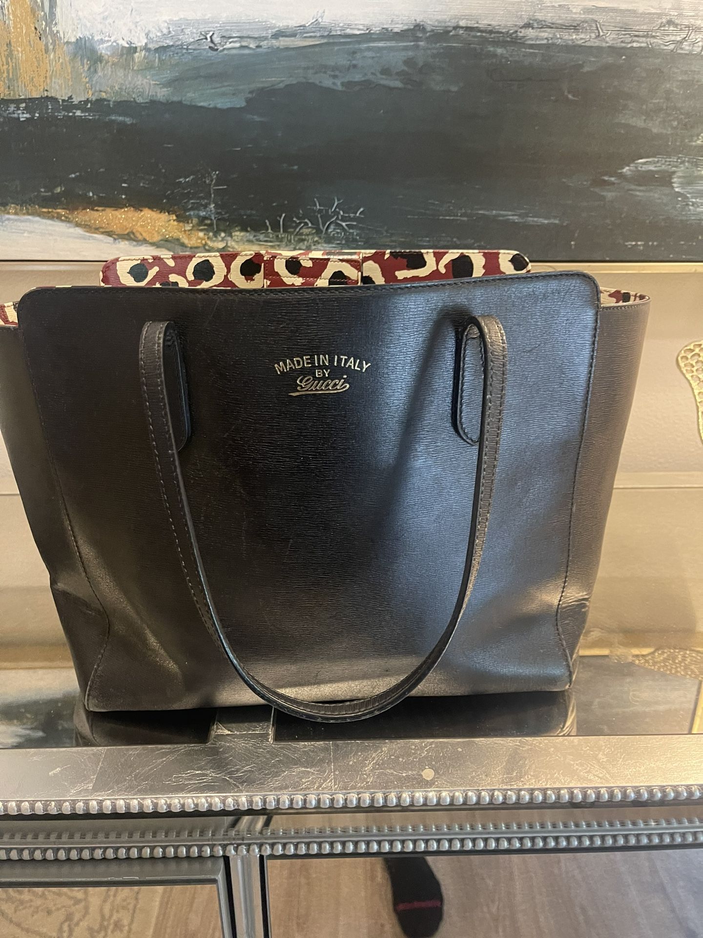 Gucci Leather Tote 