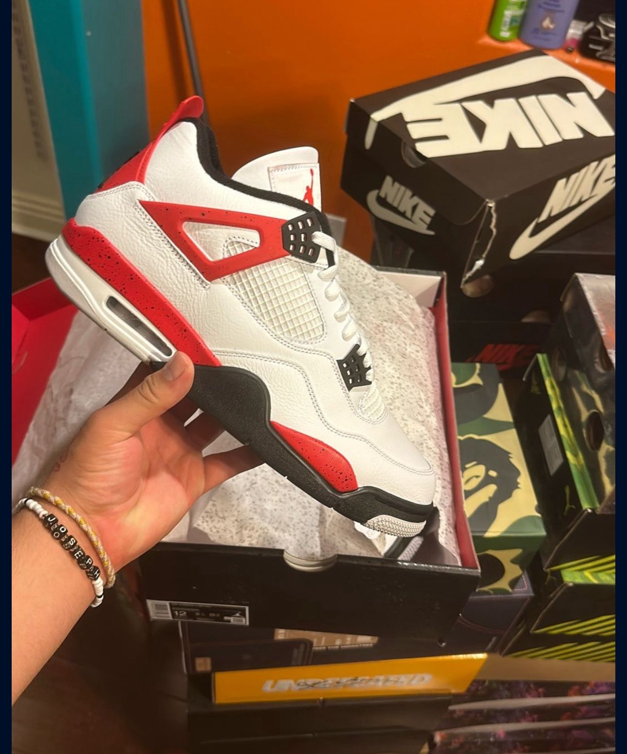 Jordan 4 Red Cement