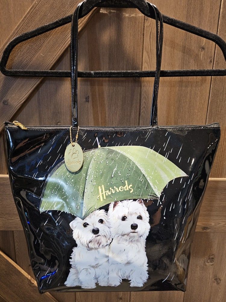 Harrods London White Westie Dog Tote for Sale in Bonney Lake WA OfferUp