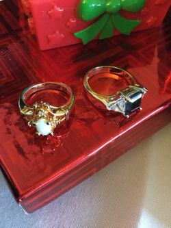 Vermile Gold rings 💍 Size # 5 each sells for $60