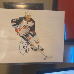 Phil Housley team USA Signed 8x11.5 In Person Buffalo Sabres