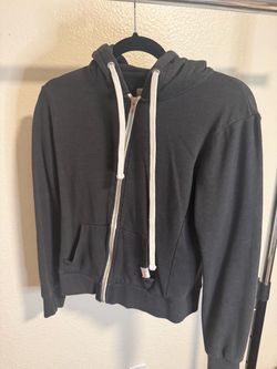 Cali Love Heritage Black Zip-Up Hoodie — Size Small