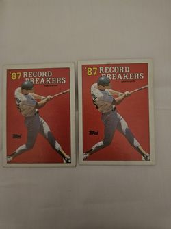 2 1988 Topps Error Cards Mark Mcguire 