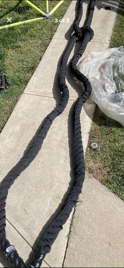 Battle rope Plyo box CrossFit cross training Outdoor workout