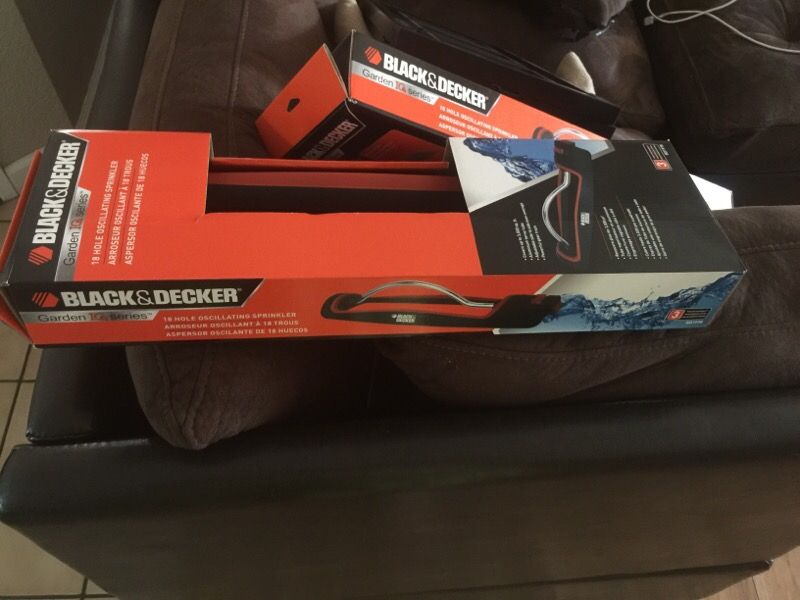 Black and decker oscillating sprinkler