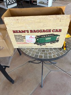 Vintage Jim Beam Porcelain Train Decanter Set – Unopened – Original Boxes