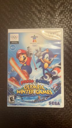 Mario & Sonic Olympic Winter Games Sega Nintendo Wii Game Complete w Manual
