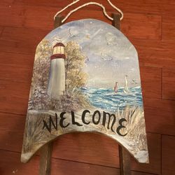 Nautical Welcome Sign