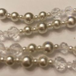 22” Faux Pearl Necklace 