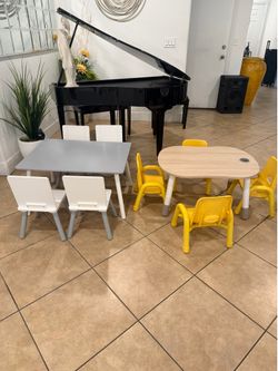 2 beautiful elegant tables and chair sets