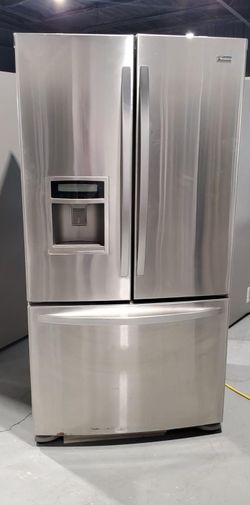 Kenmore 3-Door Stainless Steel Fridge
