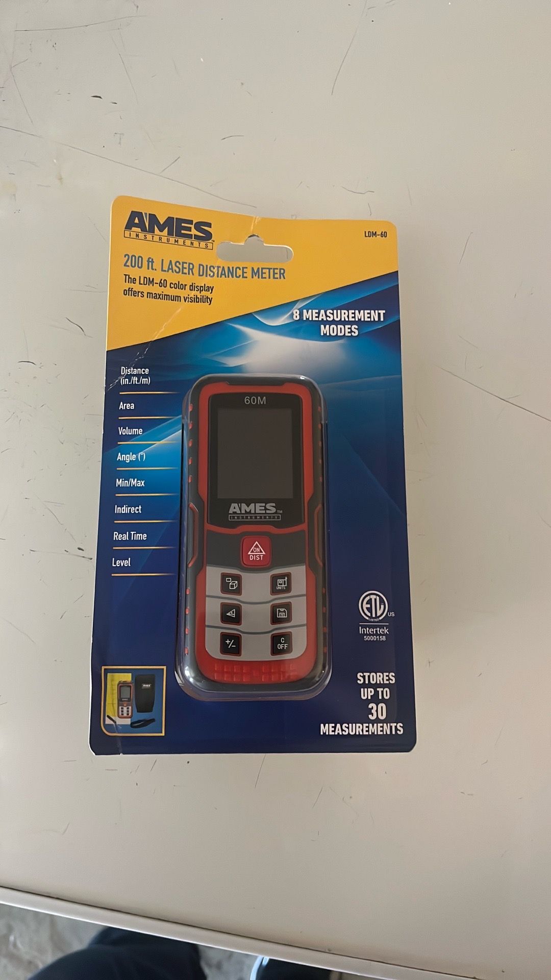 AMES 200 ft LASER DISTANCE METER