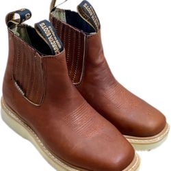 Botin De Piel Para Trabajo - Leather Work Boots 
