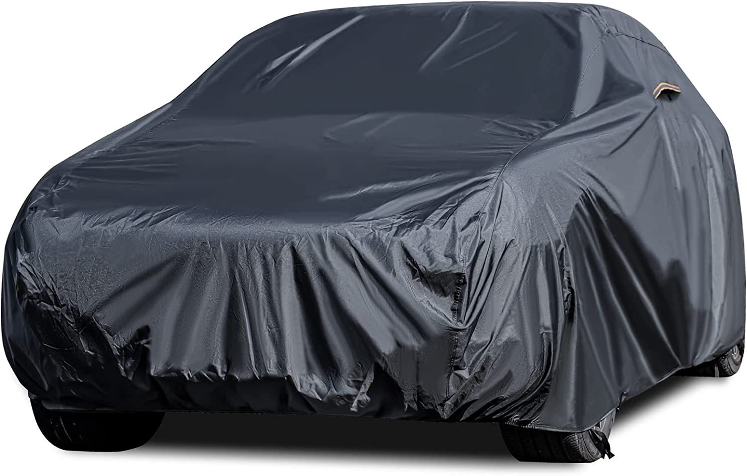 Car Cover Premium Black,Size: Fit SUV to Length to 191-201 inch,  Full Exterior Covers Protection UV Sun Snow Dust Storm Resistant,Vehiclecover SUV Pr