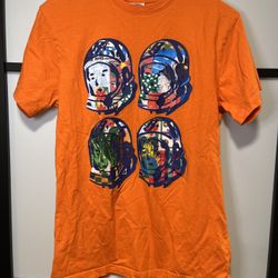 Billionaire Boys Club BBC Astronaut Head Orange T-Shirt - Unisex Size Medium
