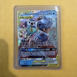Pokemon Blastoise & Piplup GX 38/236
