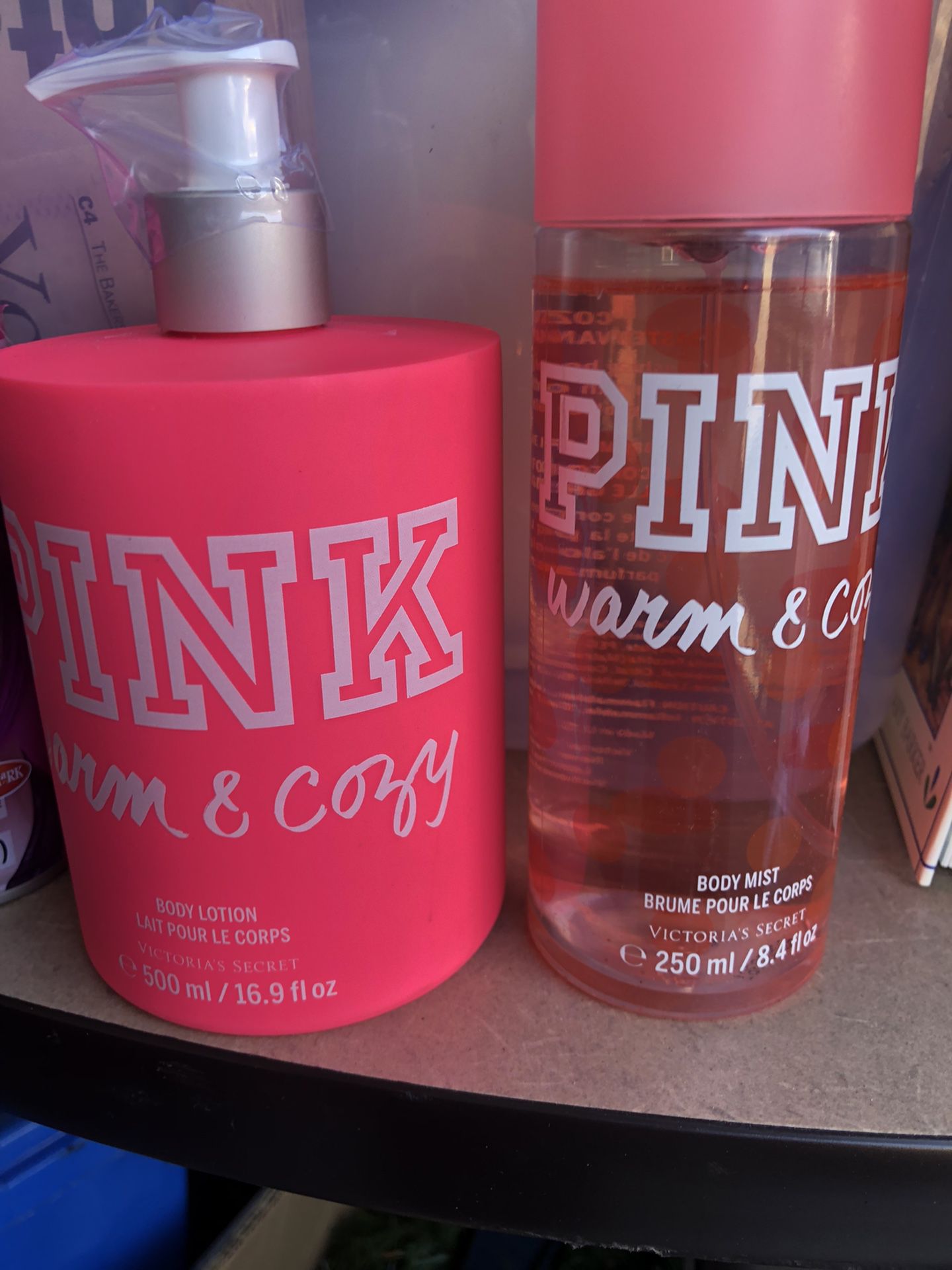 Victoria Aecret/PINK Body Spray  And Lotion Set 