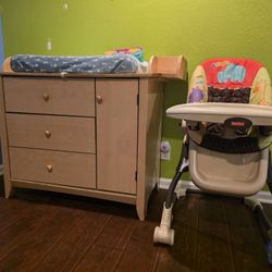 Changing Table And Hight Chair