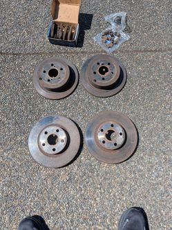 Brake pads and rotors for 4 wheels ~2000-2010 Toyota (please check below)