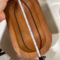 Oval Wooden Bowls for Candles