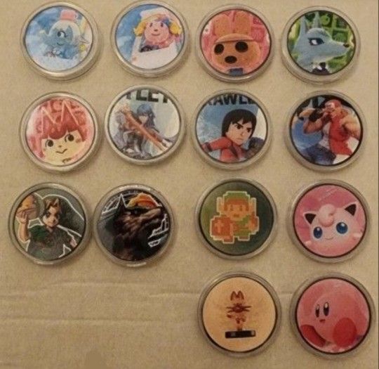 Amiibo Coins Smash Ultimate, ACNH, Mario Kart, Zelda, Splatoon, Etc.