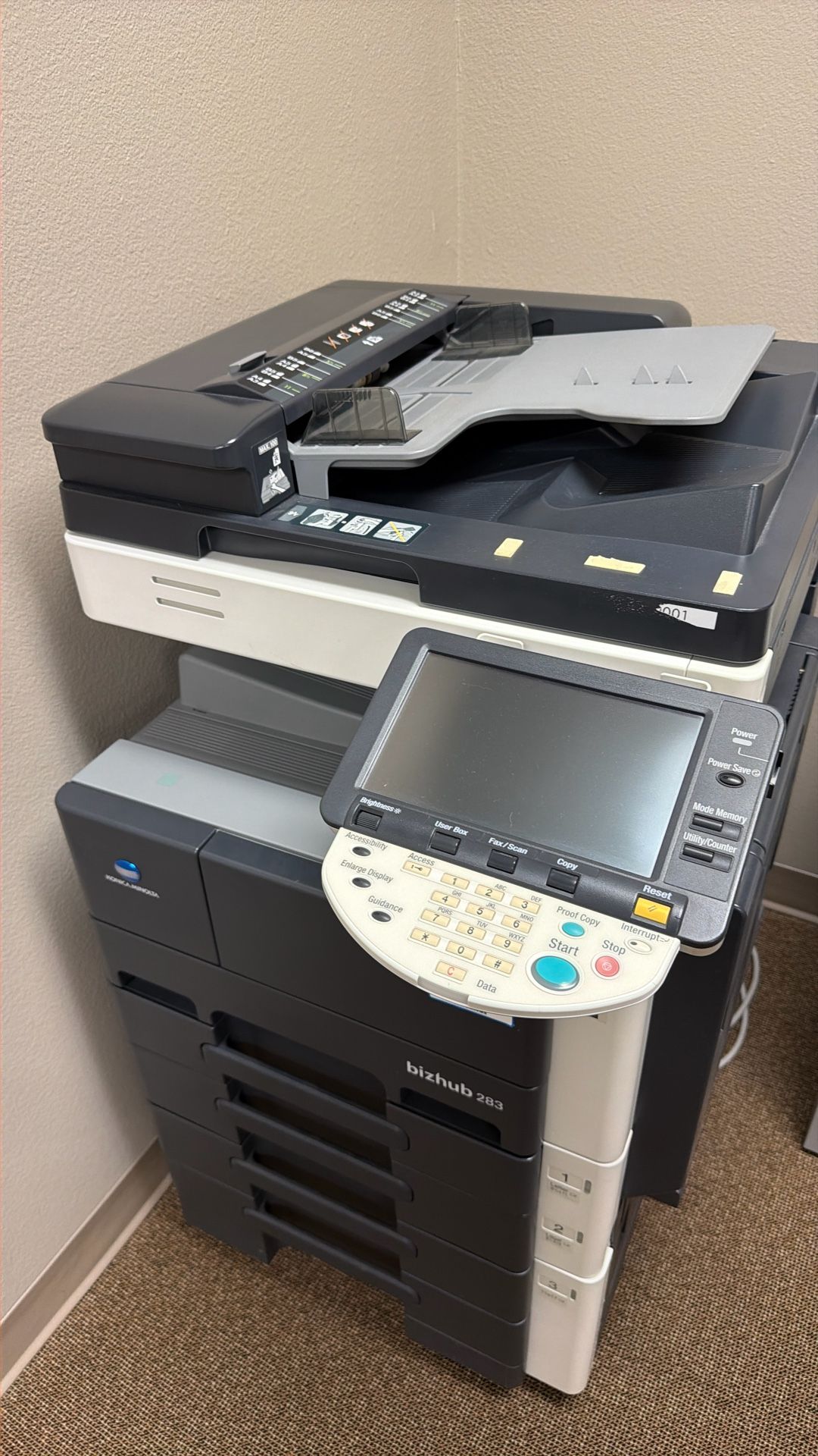 KM Bizhub 283 Printer
