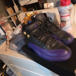 Jordan Retro 12 Purple And Black  140