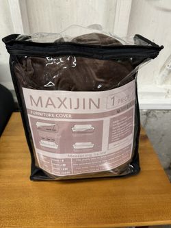 3 Cushion Couch Cover Dark Brown