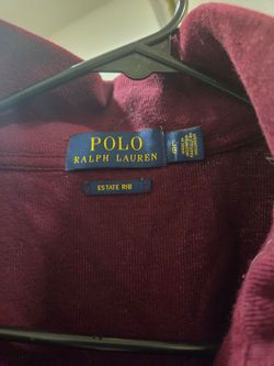 Polo Ralph Lauren Rib Estate Quarter Zip Sweater Size Large