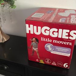 Huggies Little Movers Size 6 New  Firm Price 25 