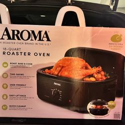 Aroma 18 Quart Roaster Oven New-Sealed 