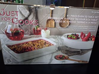 4 piece oven to table set