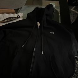 Alo Zip Up Hoodie/Sweater Small