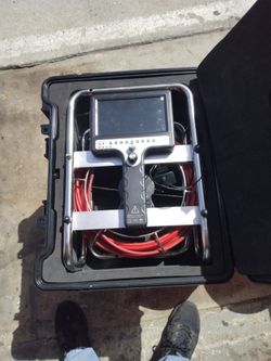 Rotobrush inspection camera sewer or AC