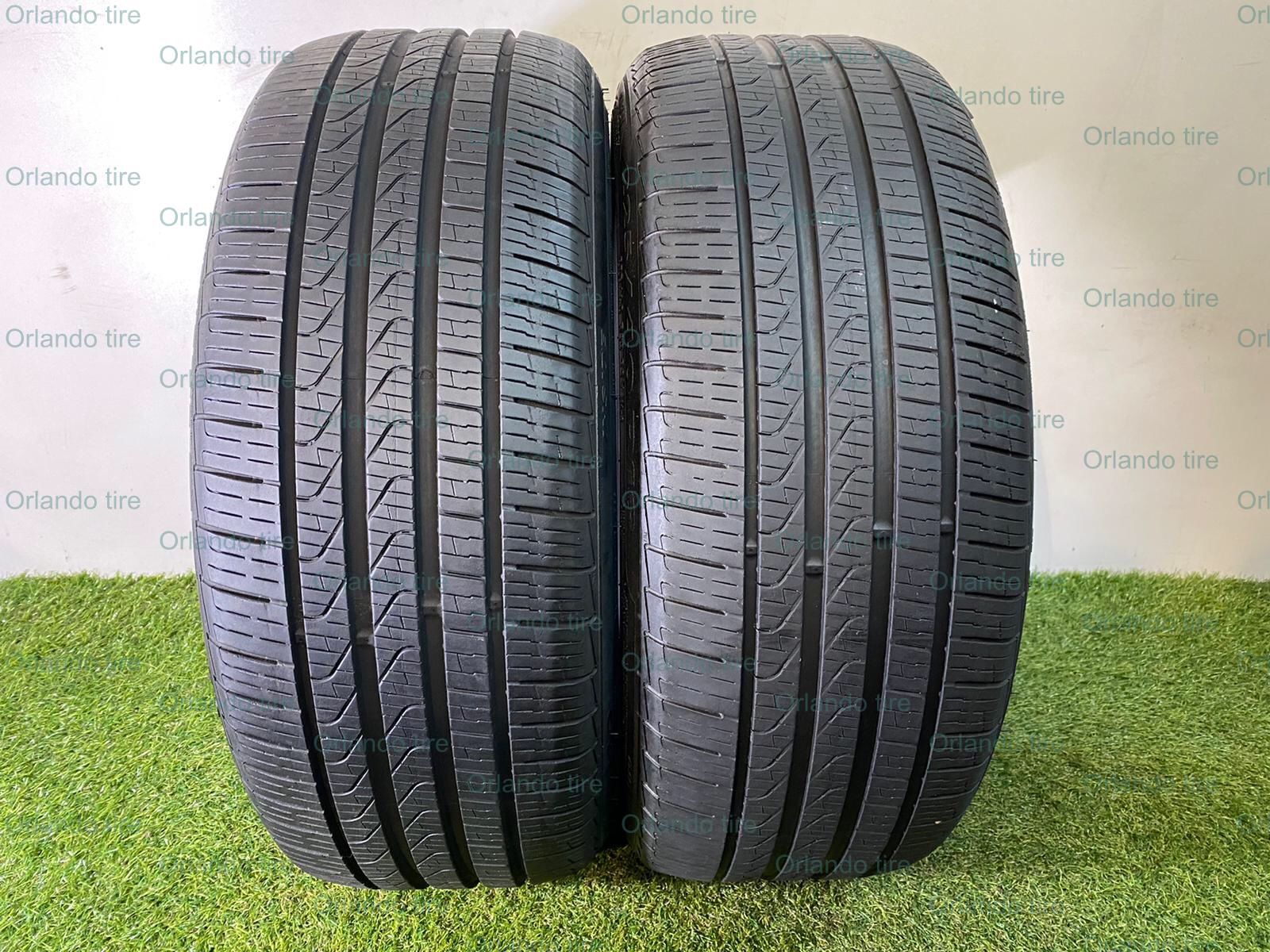 U107  225 40 19 93V  Pirelli Cinturato P7 Run Flat  2 Used Tires 70% Life