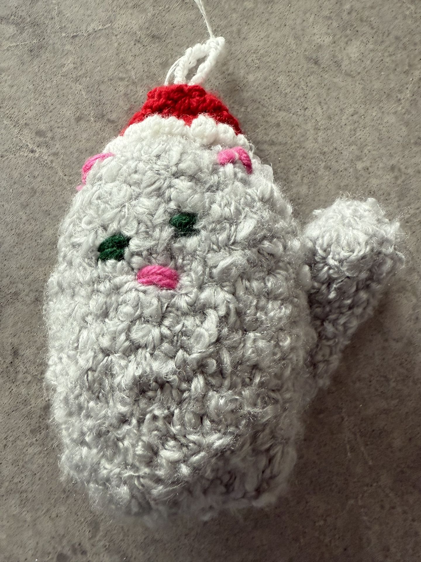 Crochet Christmas Cat Squish