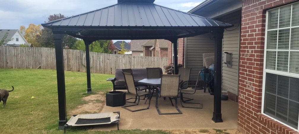 Metal Canopy 13ft X 15ft