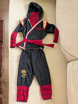 Kids Ninja Halloween Costume Set 3-4 years old