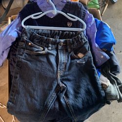 Box Of Boys Clothes