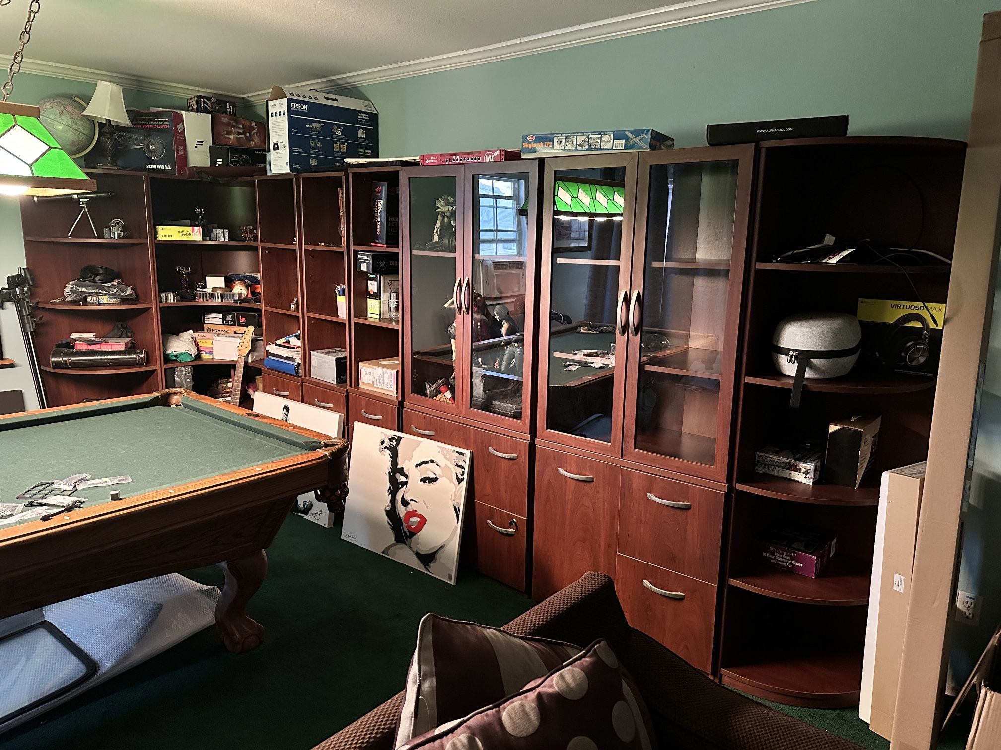 Bookshelves Wall Storage Bookcase File Cabinets 