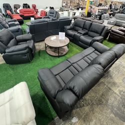 Living Room 3Pcs Recliner Set / Juego De 3 Piezas Reclinables Para La Sala De Estar 