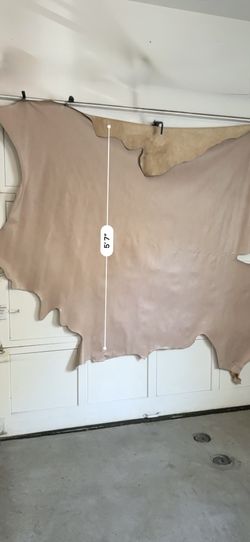 Leather Hide - Premium Full-Aniline Leather - Color Cameo