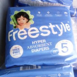 Size 5 New Diapers Each Package Has 22 Diapers 