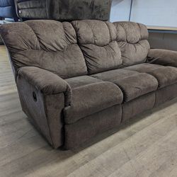Free Delivery! Tan Microsuede laZBoy Recliner Couch 