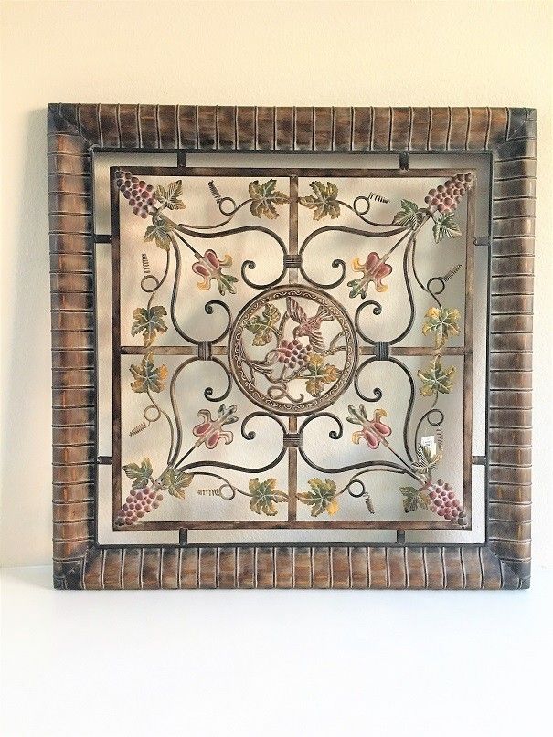 New Metal Plaque, Square