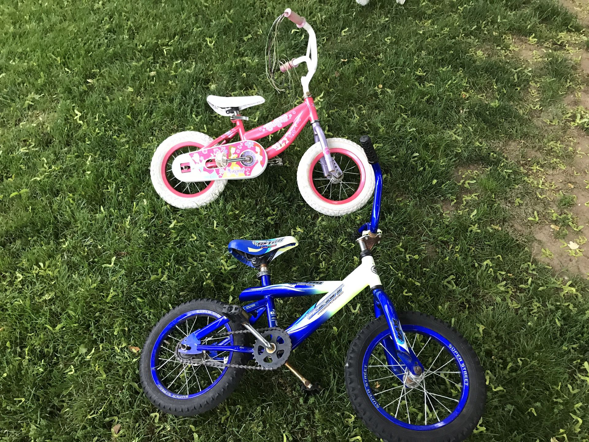 2 kids bike 12” and 16” bikes